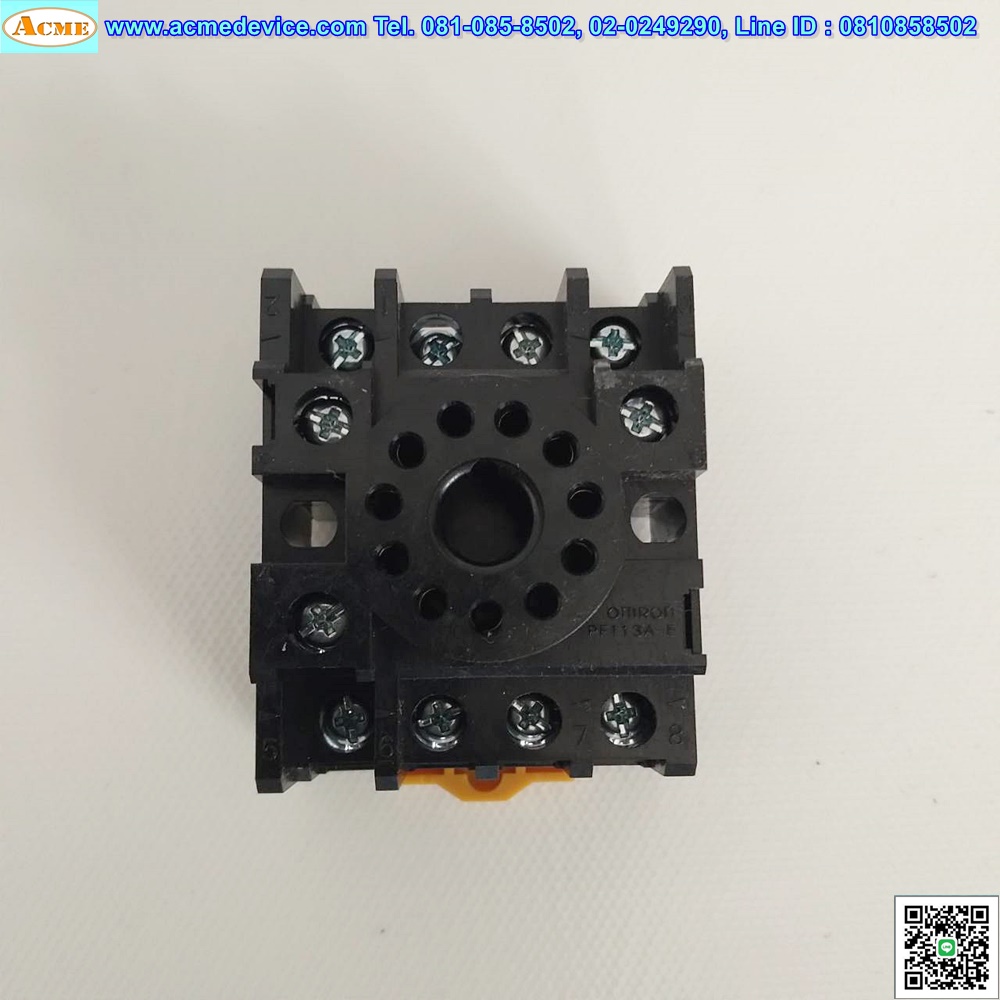 Socket Omron รุ่น PF113A-E, 250V, 11 Pin