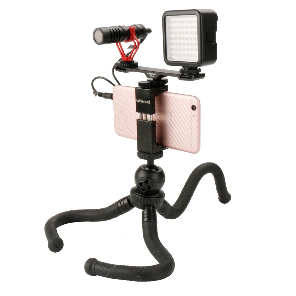 Ulanzi PT-2 Double Hot Shoe สำหรับต่อไมค์ ไฟLED อุปกรณ์เสริมกับหัวกล้อ