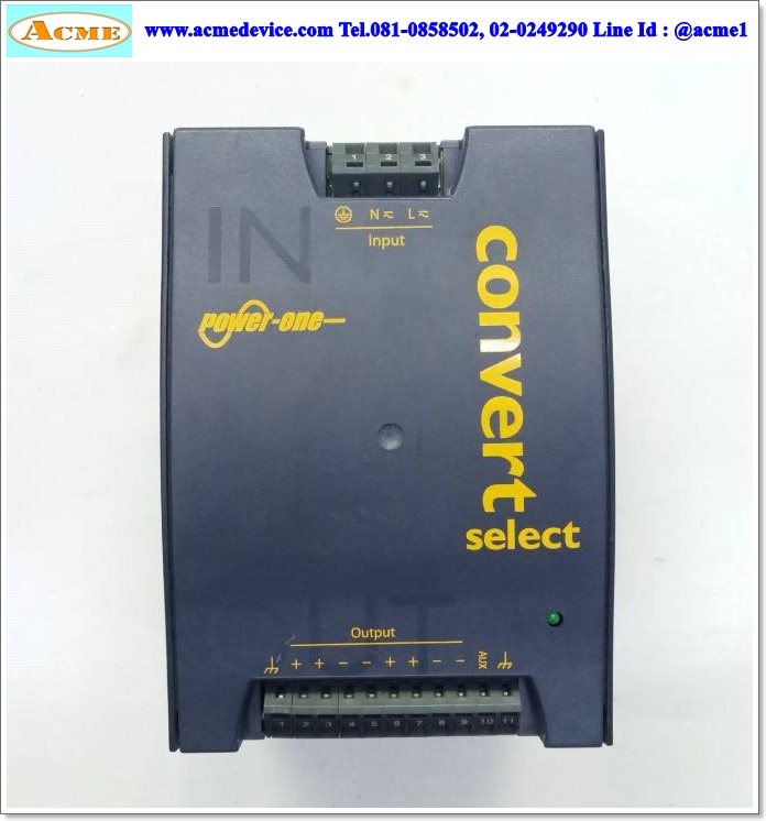 Converter Power-One รุ่น LWN 1701-6ER, Output 37V, 6.6A, 250W