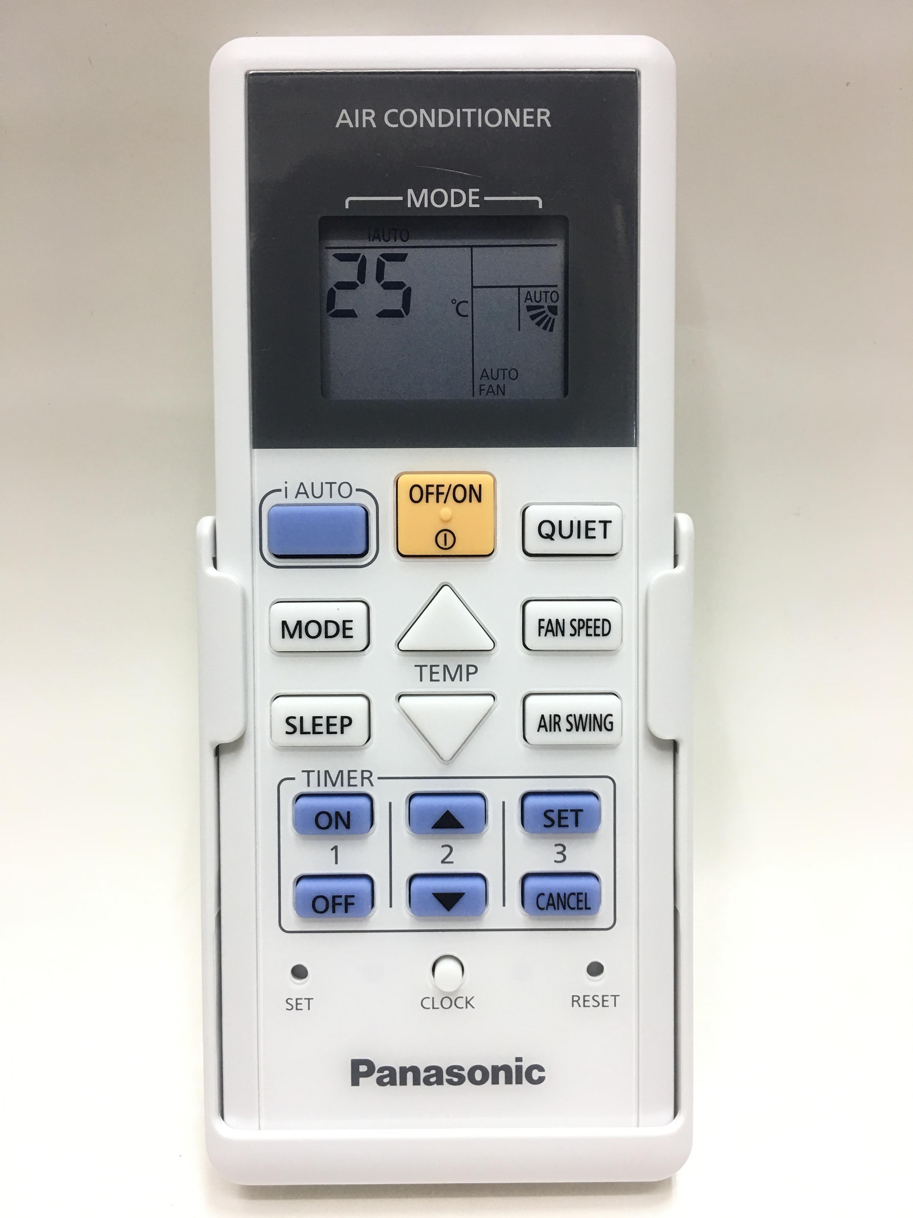 รีโมทแอร์ พานาโซนิค Panasonic ของแท้ มีขาเสียบ ใช้กับรุ่นที่รีโมทเป็นรูปทรงนี้