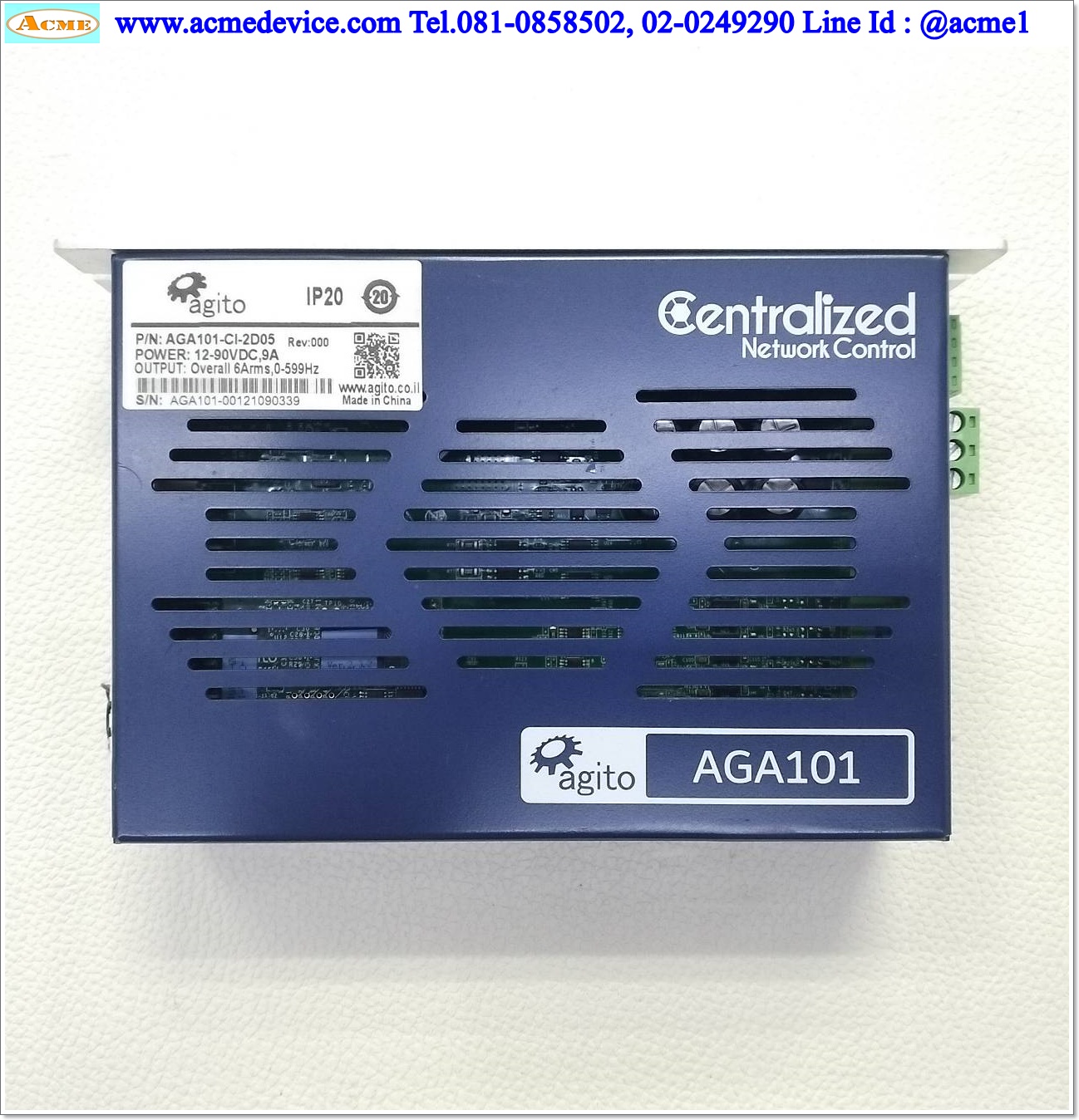 Remote Amplifier Central‑i รุ่น AGA101-CI-2D05, 12-90VDC, 9A
