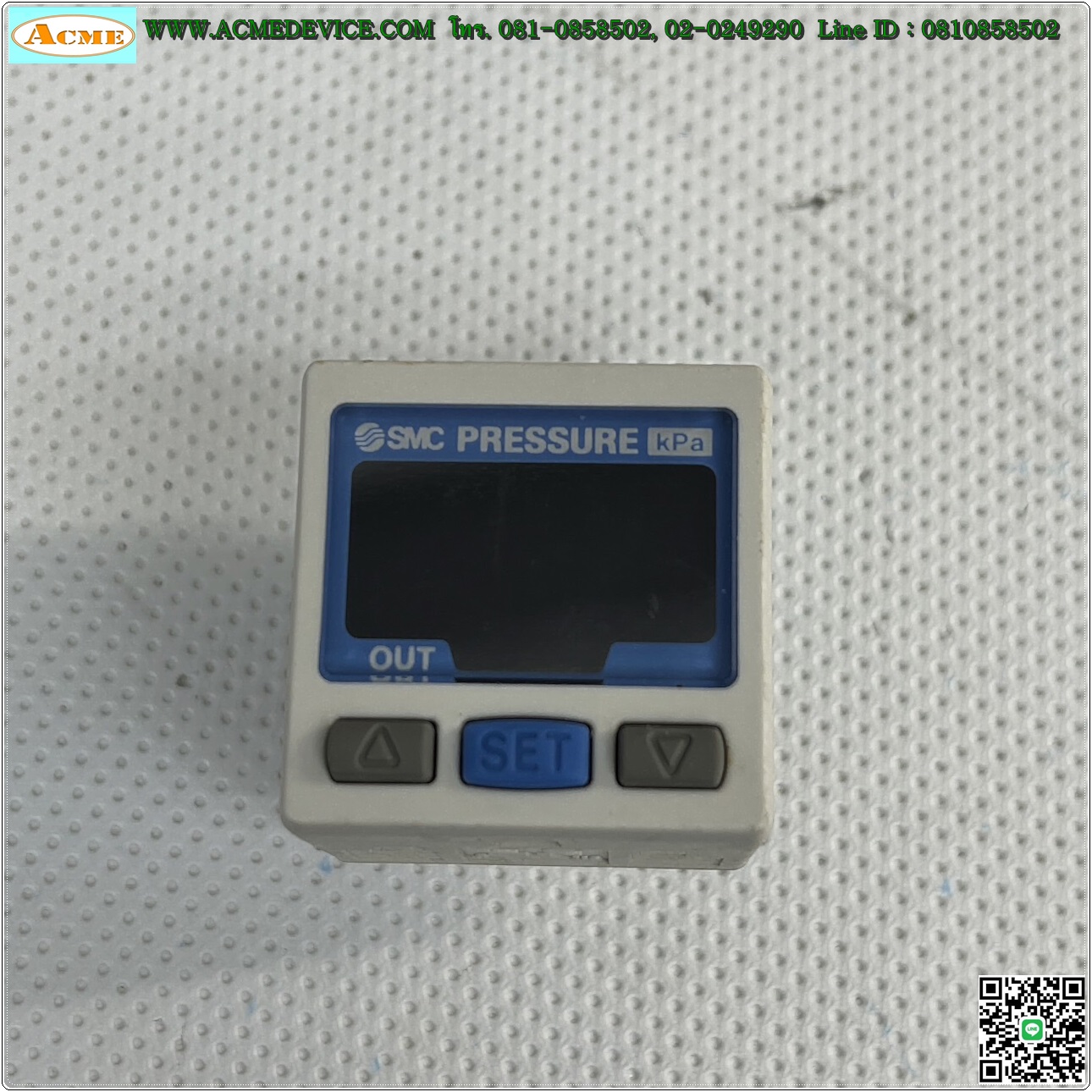 Vacuum/Pressure SMC รุ่น ZSE30-N7H-25-M, -101 to +101kPa, Analog out 1-5V