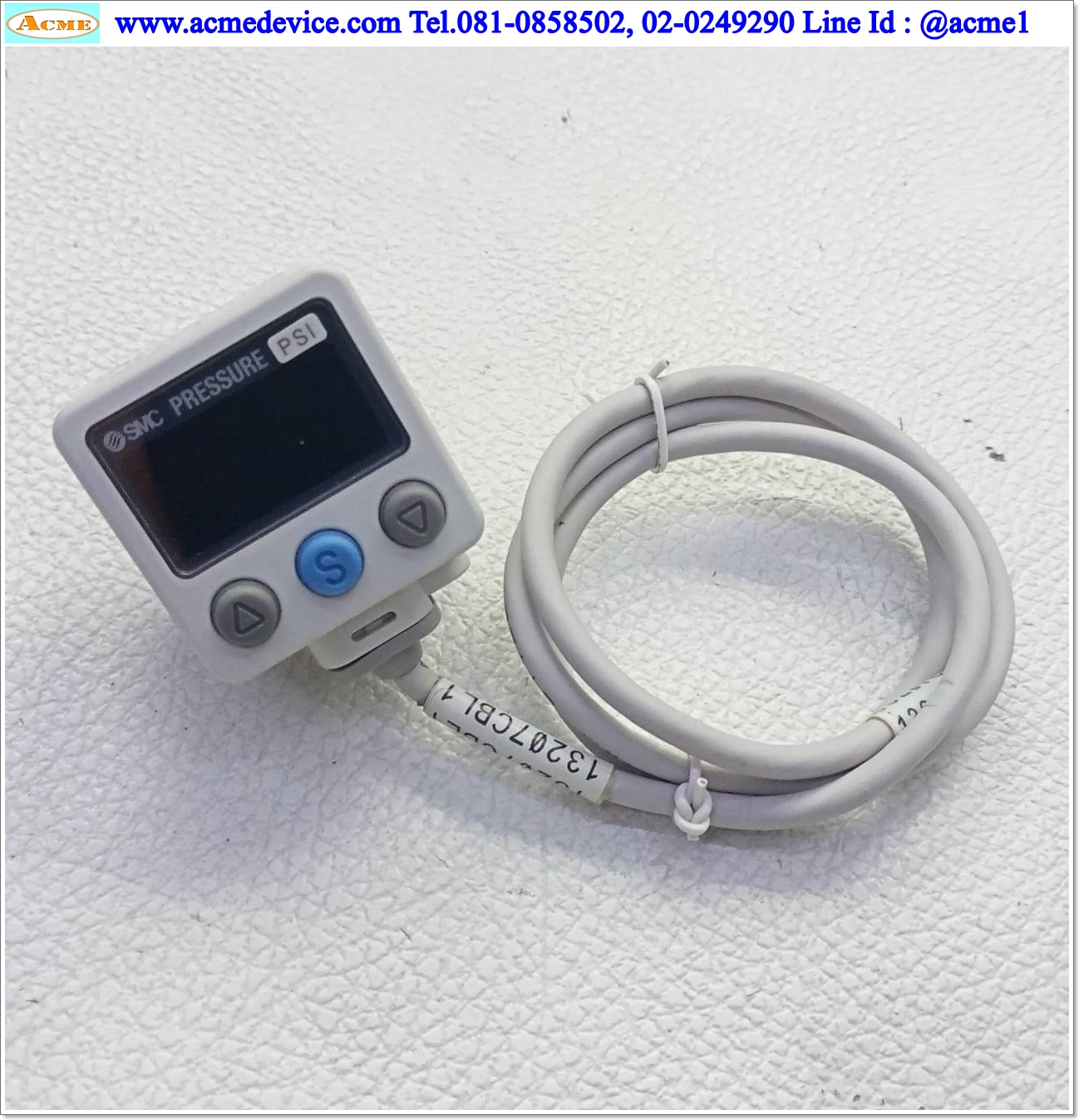 Vacuum/Pressure SMC รุ่น ISE40A-N01-T-P, -14.5 to 145.0 PSI, PNP