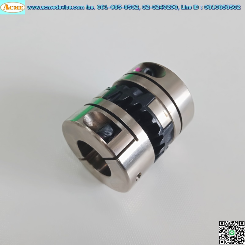Coupling ขนาด ID 25/25mm, OD 50mm, L 60mm, Oldham Coupling