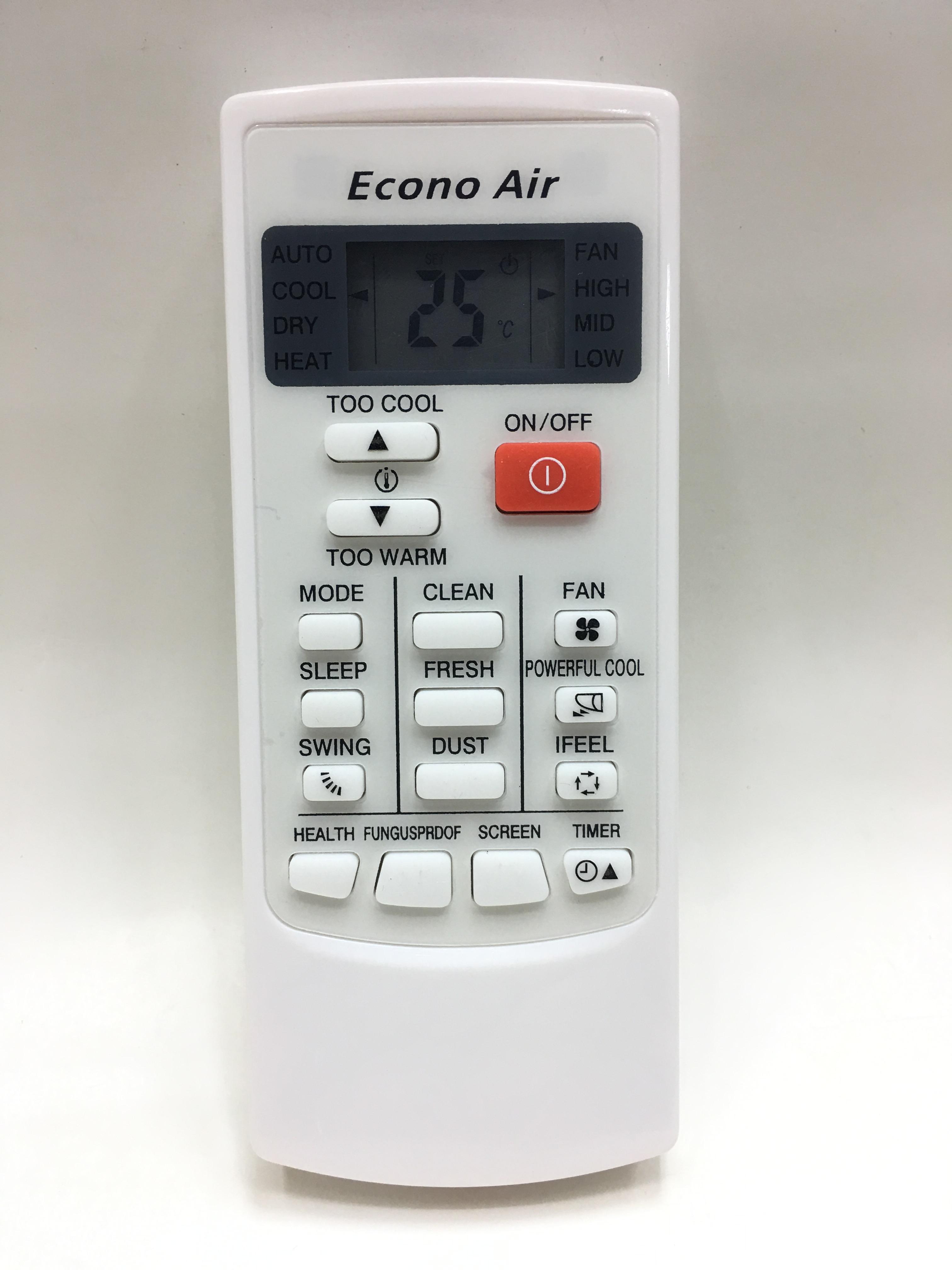 รีโมทแอร์ มิตซุย โชฟุ Mitsui Chofu รุ่น ECN (ใช้กับแอร์ที่มีปุ่มตรงกัน)
