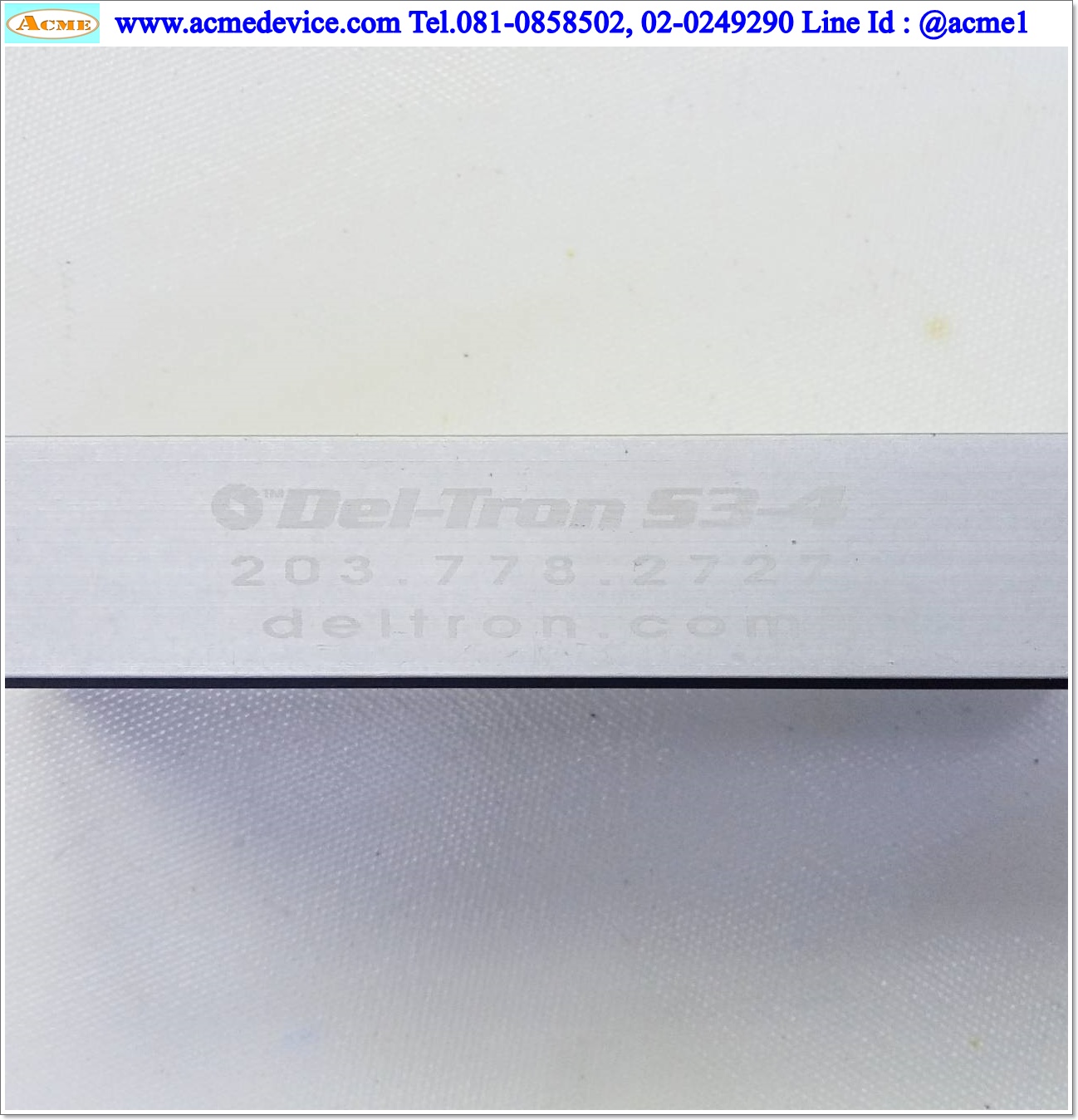 Linear Ball Slide Del-tron รุ่น 53-4, 66 mm. x 152 mm., Stroke 106 mm.