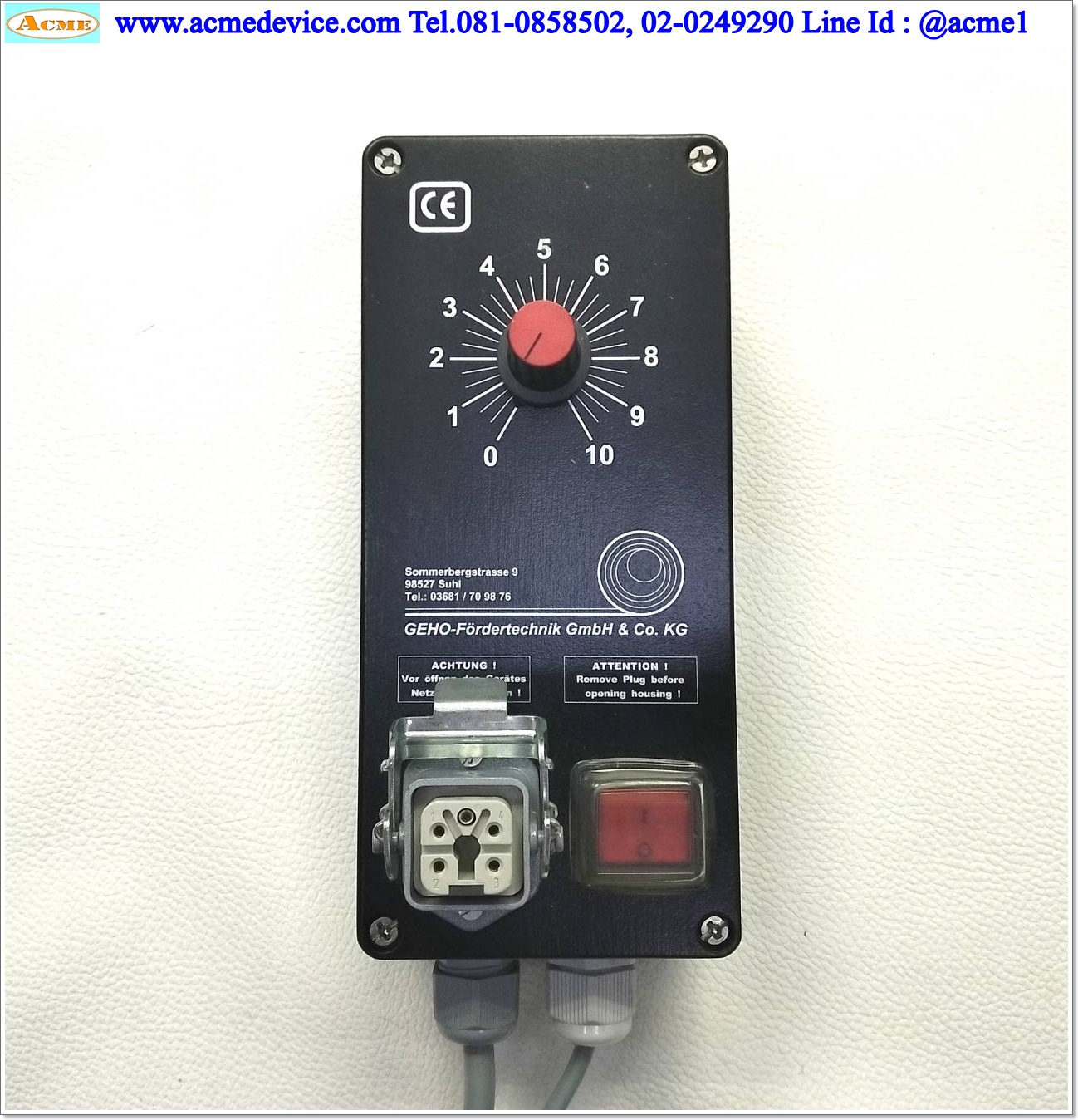 Bowl Feeder RNA รุ่น SRC-N 160-2 R, ขนาด 185 x 220 mm. & Controller RLC 10-A3/65.2, 230V