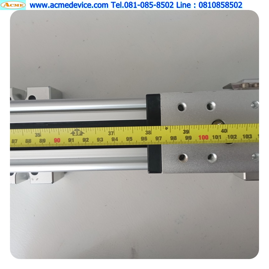 Servo Drive Yaskawa รุ่น SGDV-1R6A01B002000 + SGMJV-02ADL21, 200W & PGX62-H-5ชุดแกนสำเร็จรูป TPC, ขนาด 60 mm. x 1230 mm. x 185 mm., Stroke 963 mm