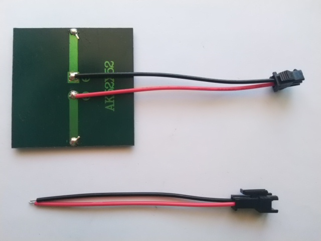 แผงโซล่าร์เซลล์ 3V/90mA