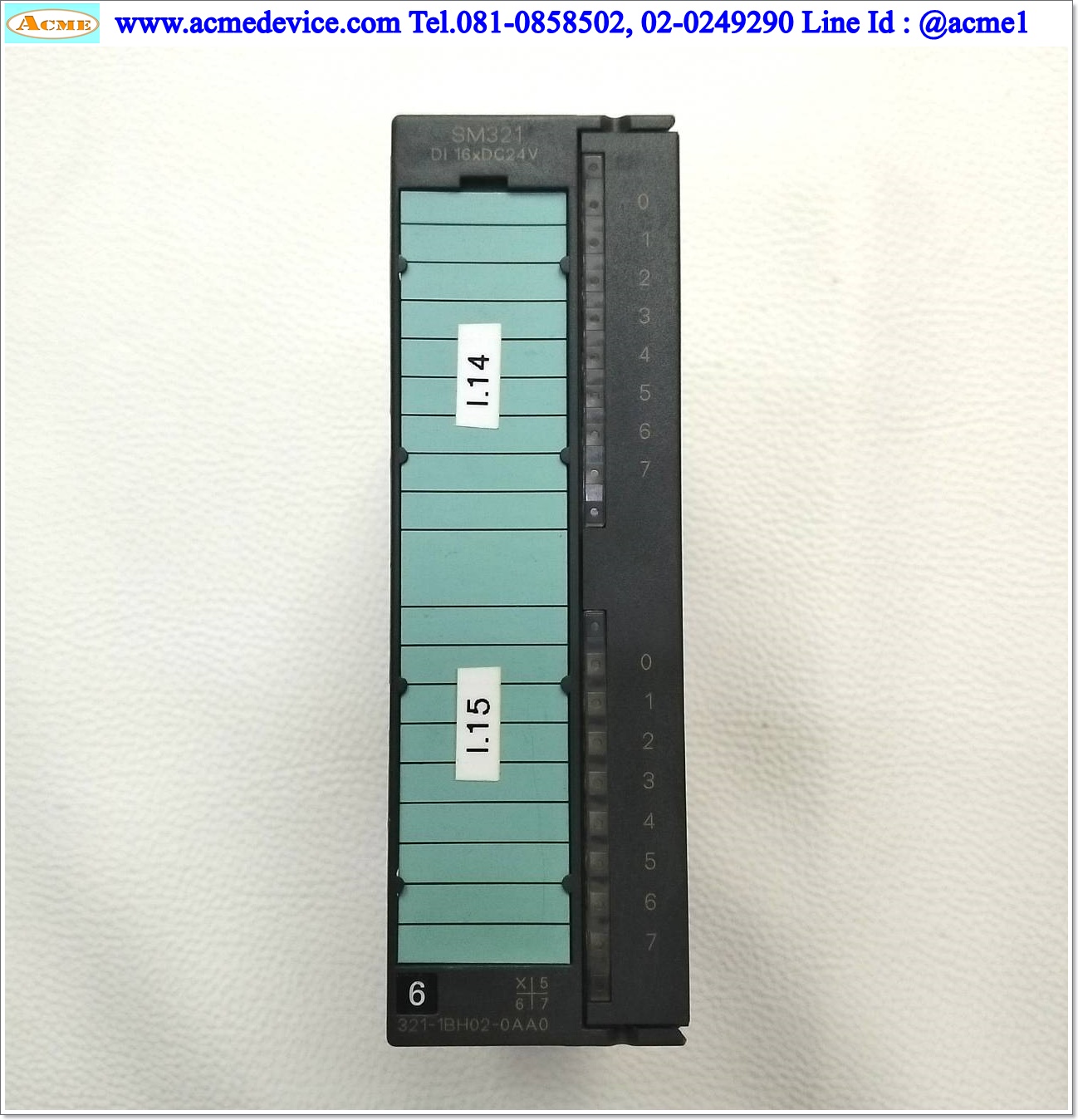 PLC Siemens Simatic รุ่น 6ES7321-1BH02-0AA0, SM 321, Digital Input