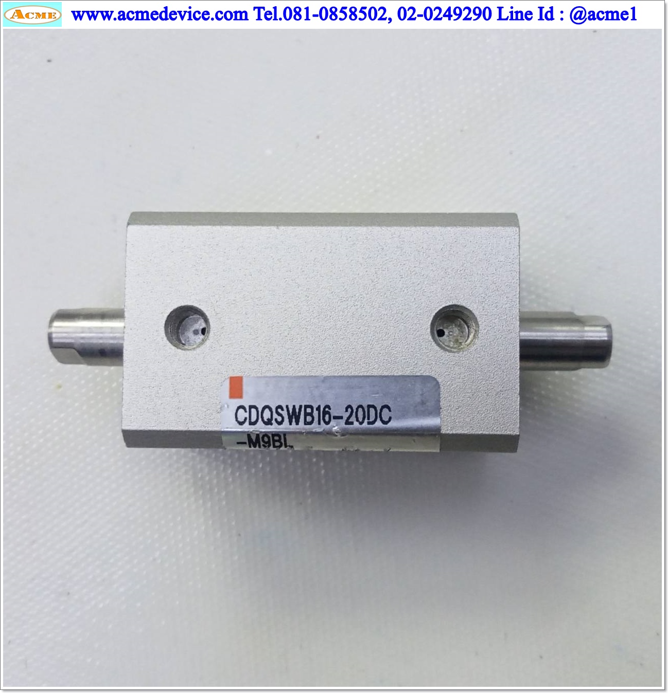 Air Cylinder SMC รุ่น CDQSWB16-20DC-M9BL, Bore 16 mm., Stroke 20 mm.