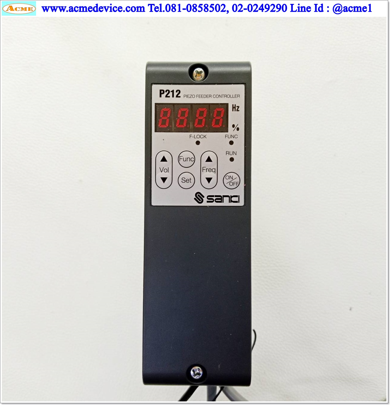 Linear Feeder Sanki รุ่น PEF-L75AG , ขนาด 42 mm & Controller รุ่น P212, AC100-200V