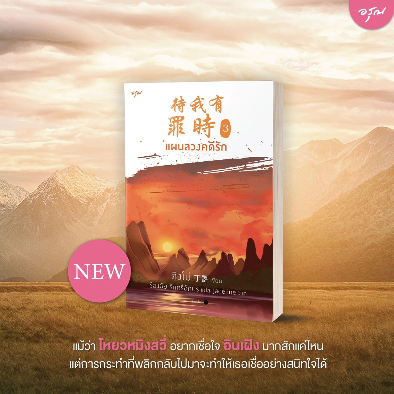 นิยายจีน เรื่อง แผนลวงคดีรัก เล่ม 3 : Ding Mo (ติงโม่) : อรุณ
