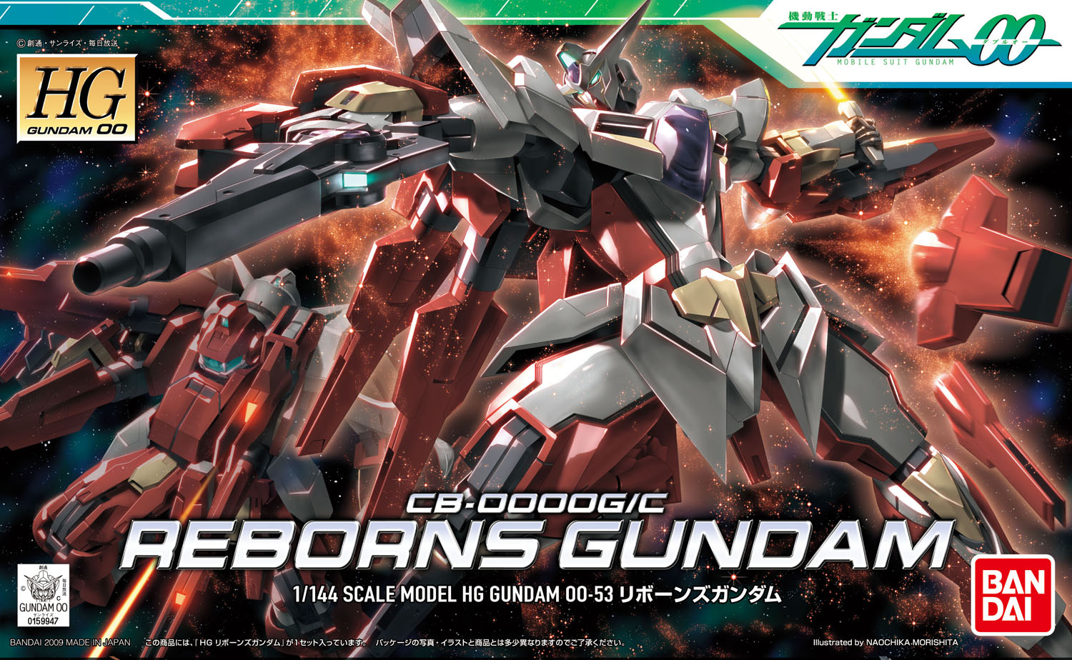 BANDAI HG 1/144 REBORNS GUNDAM รีบอนส์ กันดั้ม โมเดล กันดั้ม กันพลา PS TOYLAND HGOO