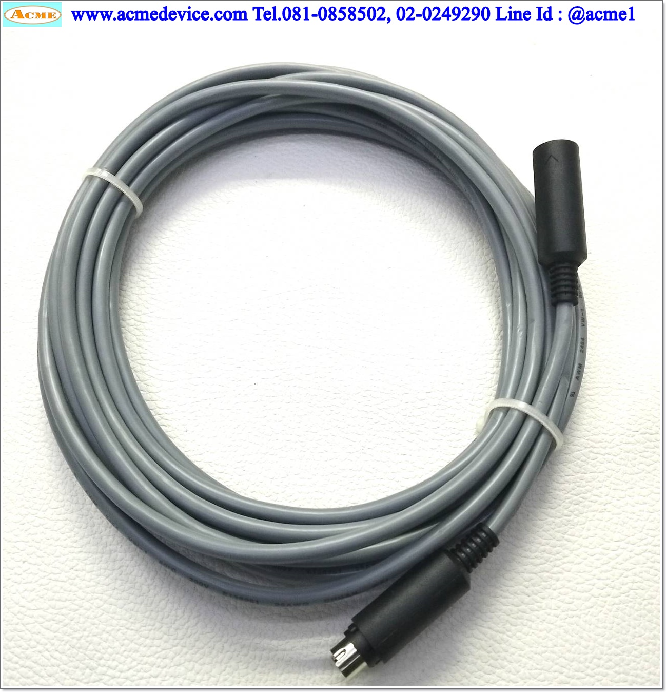 Mini Din 6 Pin Extension Cable, Male to Female, 6M