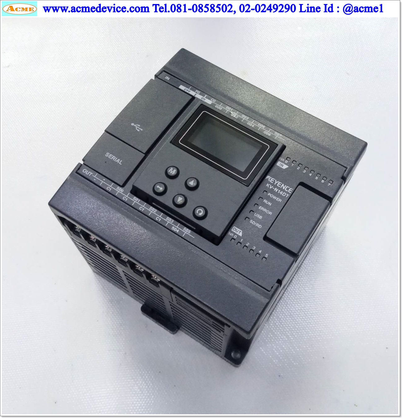 PLC Keyence รุ่น KV-N14DT + KV-N1AW, CPU Module