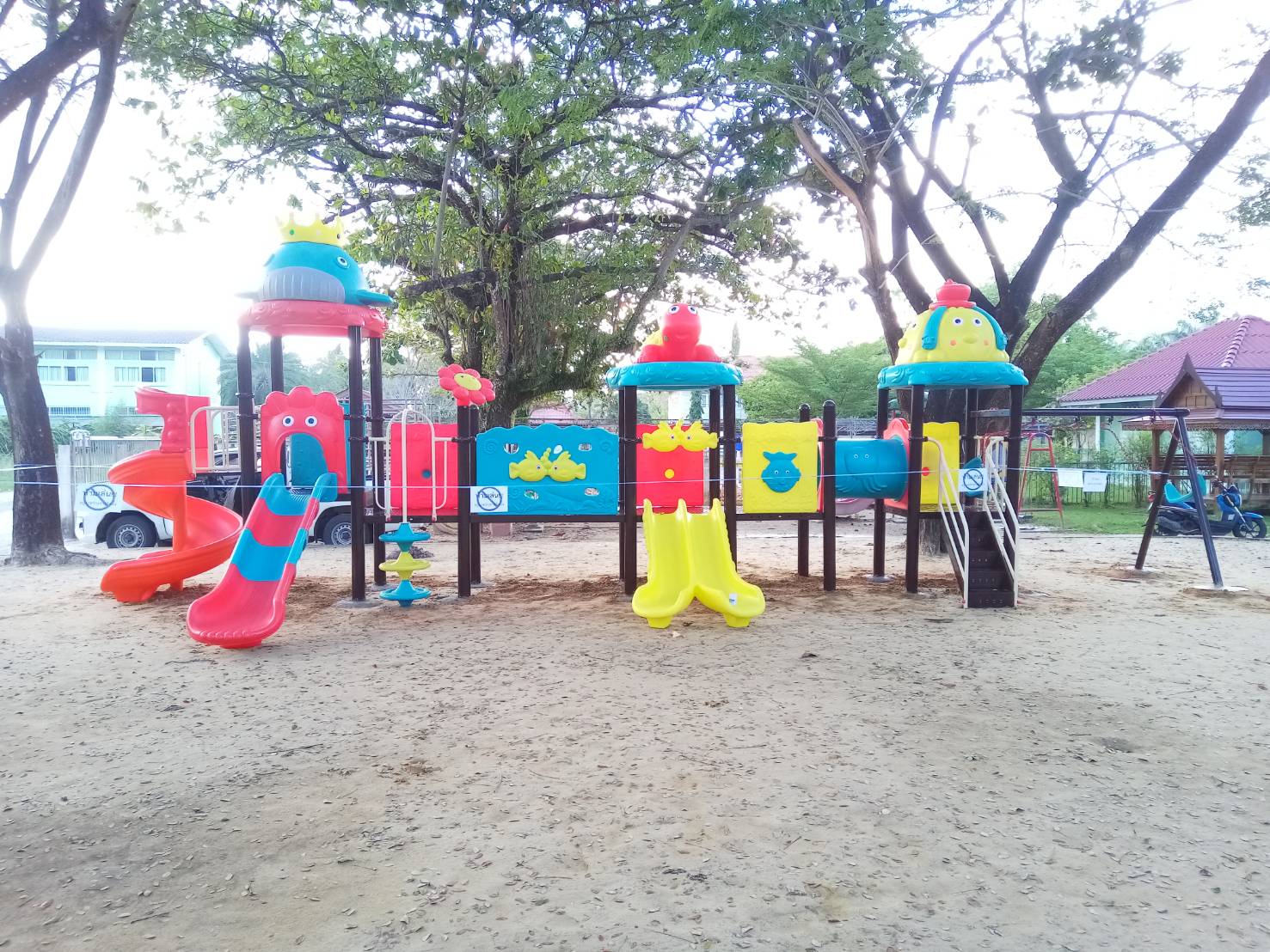 เครื่องเล่นสนาม ชุด วาฬน้อยกับเจ้าเต่าแสนซน