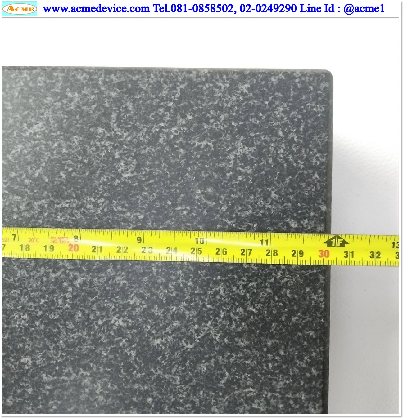 Granite Precition Stone Surface Plate Eron รุ่น E-230, ขนาด 300 mm x 300 mm x 79 mm.
