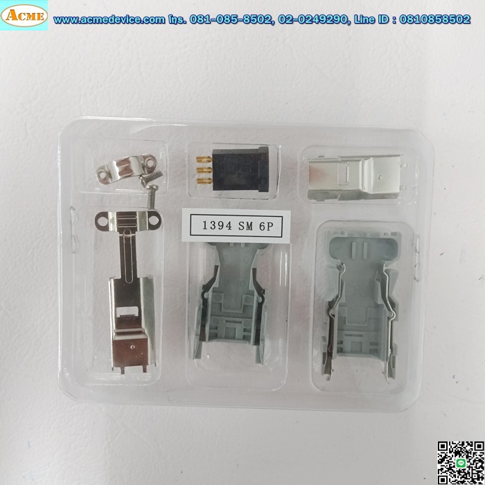 Connector Plug รุ่น SM-6P, IEEE 1394, 6 Pin, (ตัวผู้)