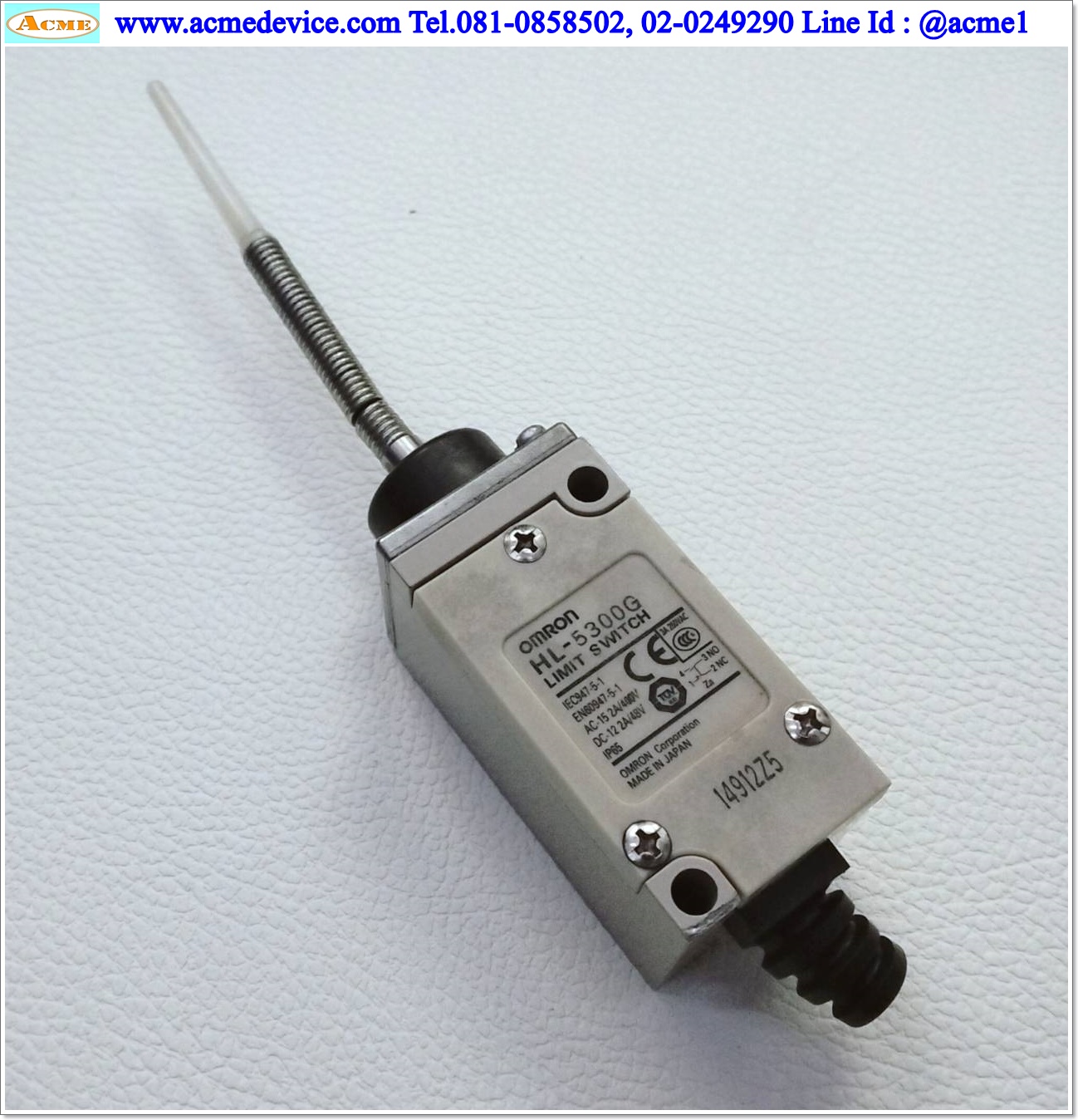 Limit Switch Omron รุ่น HL-5300G, DPDB, 10A, N0+NC