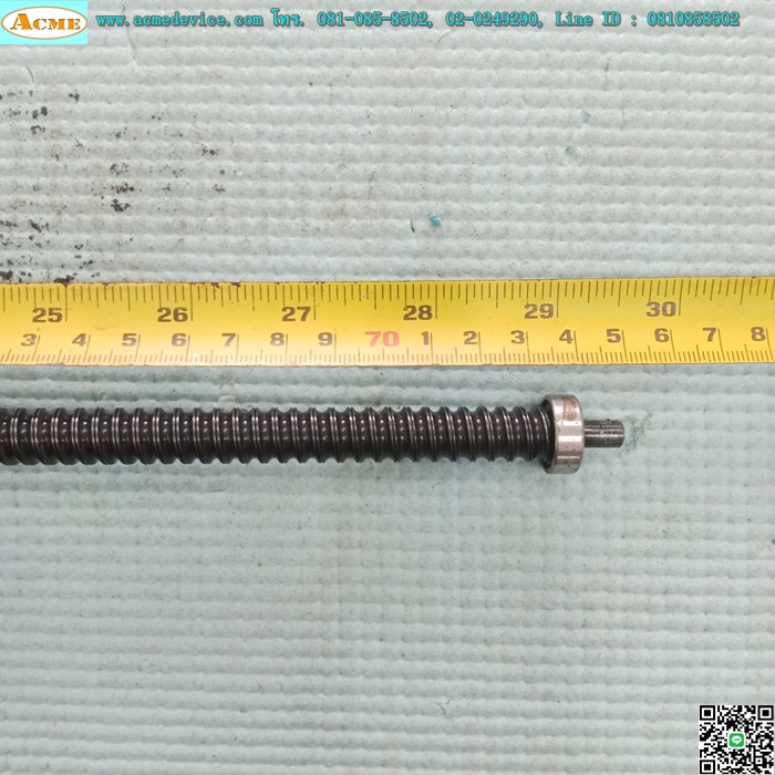 Ball Screw ขนาดเพลา 12 mm. x 750 mm., Stroke 625 mm., Pit 4 mm.