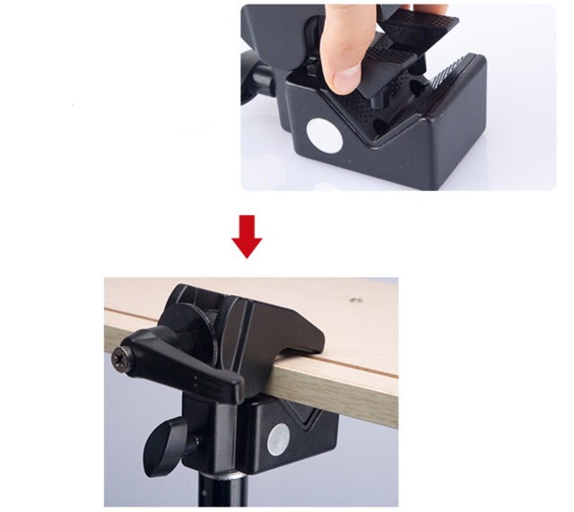 SuperClamp ตัวหนีบโต๊ะ ขาตั้งกล้อง ขาตั้งแฟลช