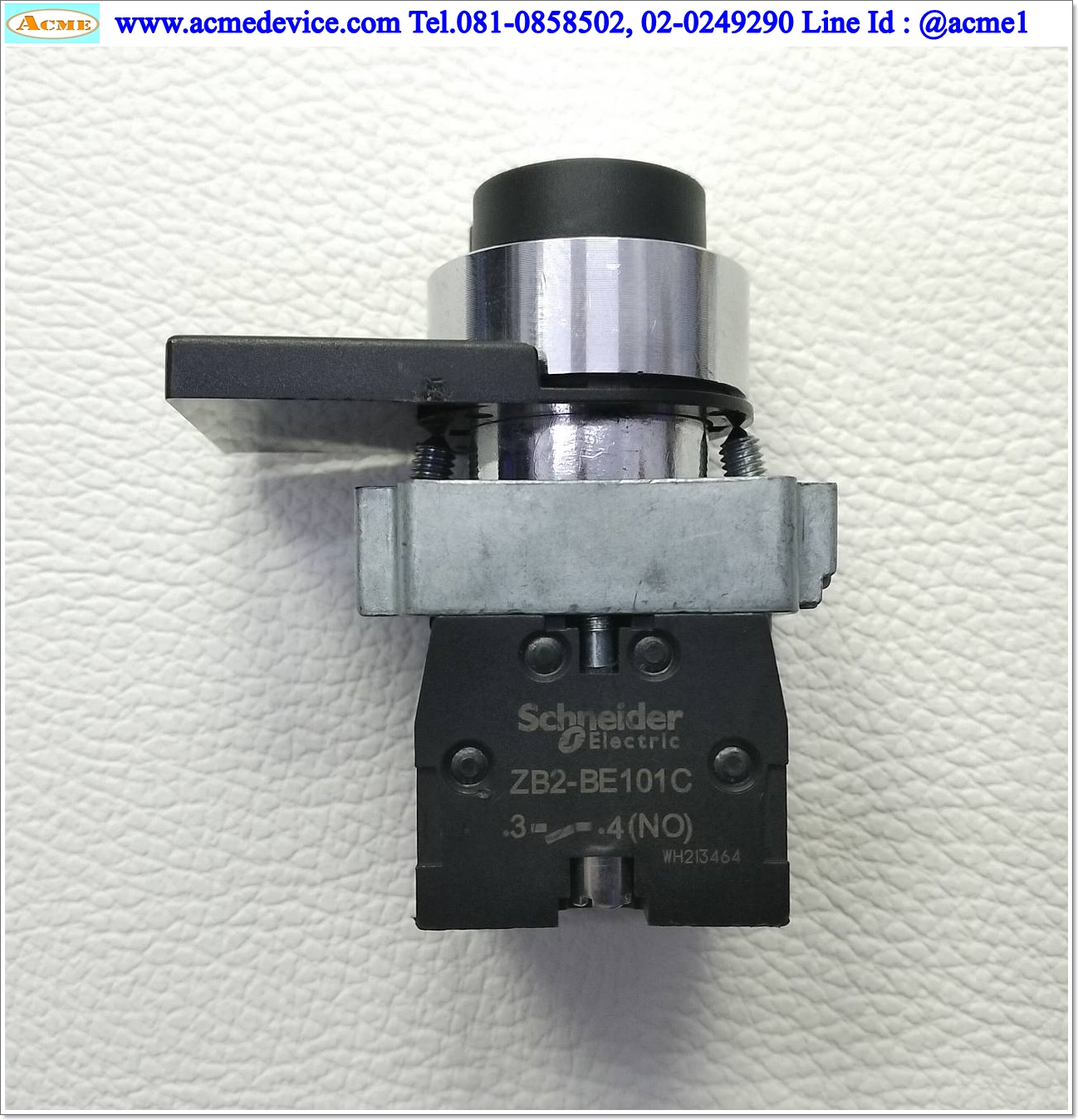Key Switch Schneider รุ่น XB2BG33C, ZB2-BE101C, 3 ทาง, 2NO
