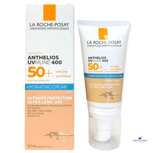 ครีมกันแดดลาโรช La Roche Posay UVmune 400 Hydrate Cream 50ml