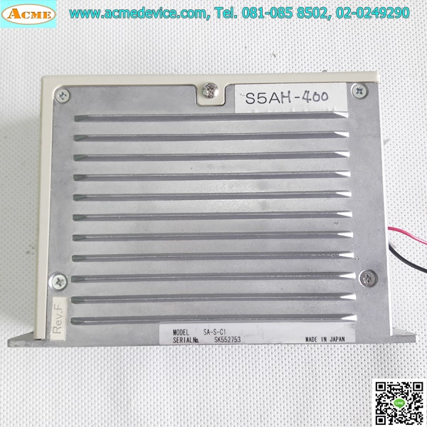 Slider IAI Drive รุ่น SA-S-C1 & SA-SA5-I-20-12-400-C1-S, Stroke 400 mm.