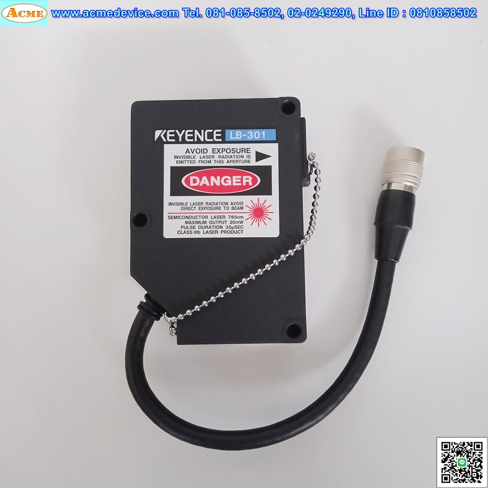 Laser Head Keyence รุ่น LB-301, ระยะ 300mm.