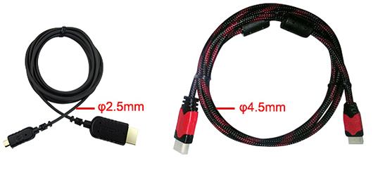 SMART Super Ultra Thin High Speed HDMI to mini HDMI Cable (1m) - World's thinnest and most รับประกันศูนย์ไทย1ปี