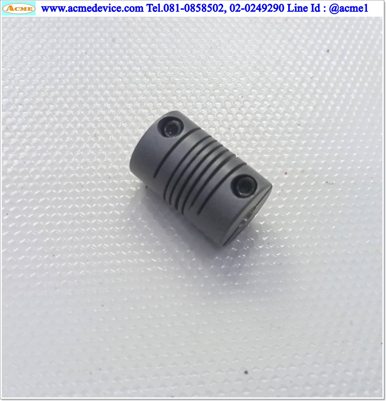 Coupling ขนาด ID 3/3mm, OD 9.5mm, L 15mm