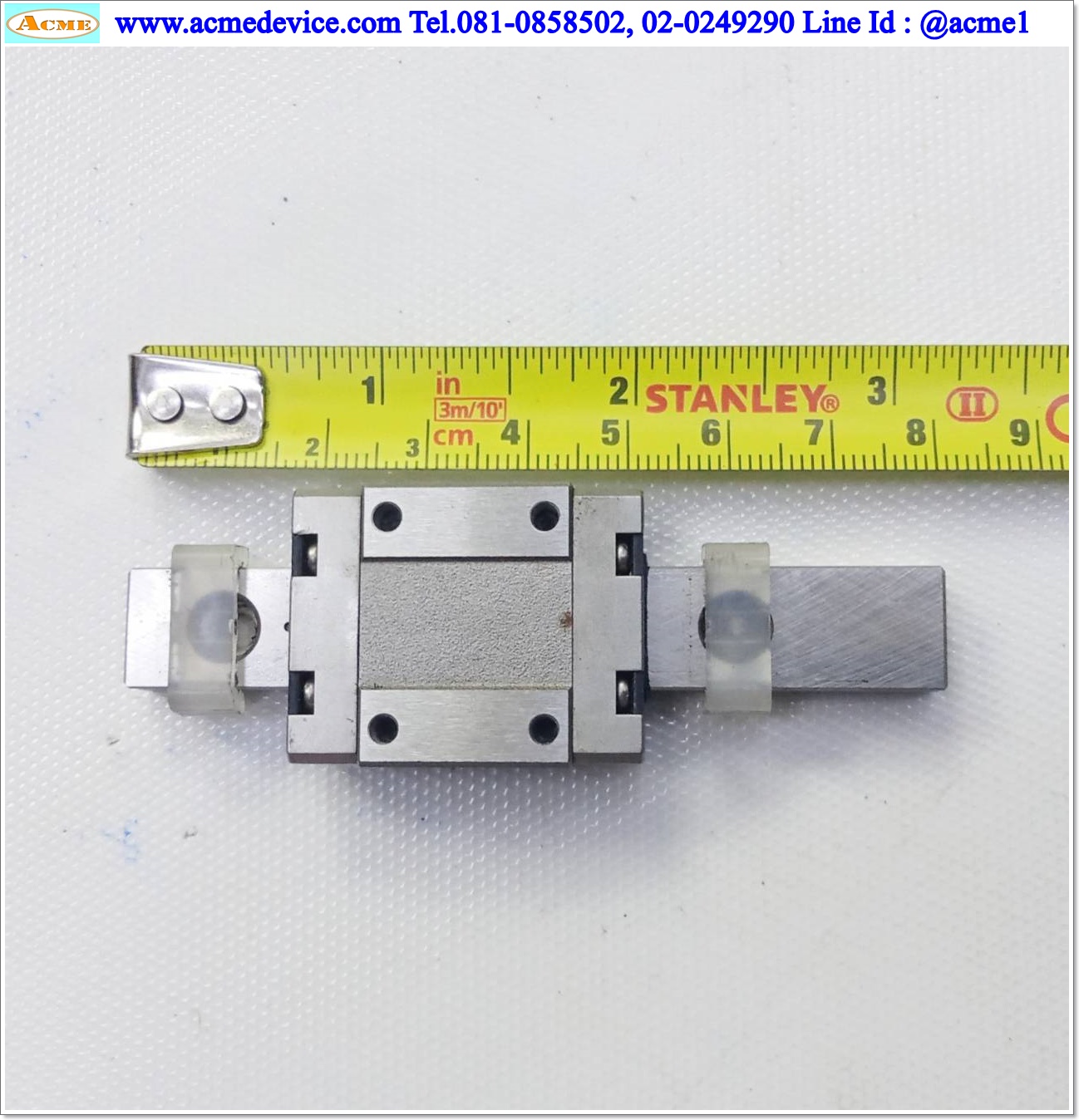 Linear Block and Rail NB รุ่น SEBS12B, รางสไลด์ขนาด 12 mm. x 80 mm.