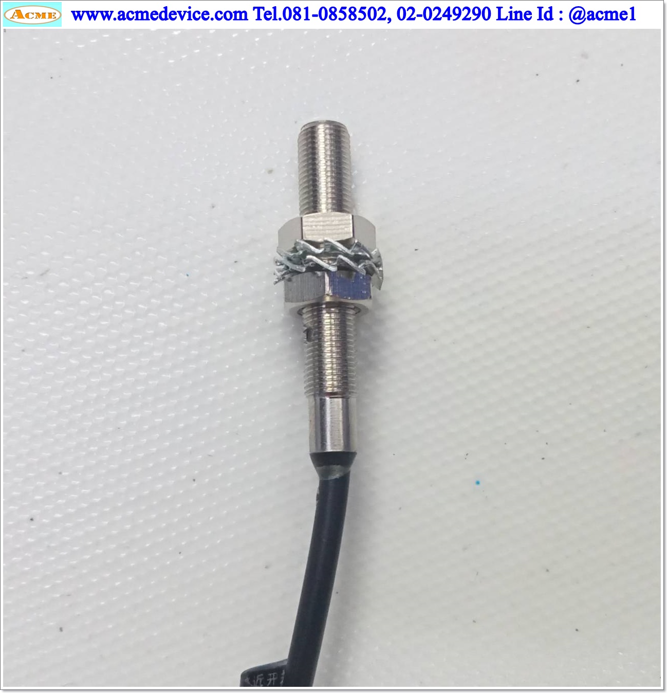 Proximity รุ่น E2E-X1C1, M5, ระยะ 1mm, 3Wire, NO, NPN, Shielded, Inductive