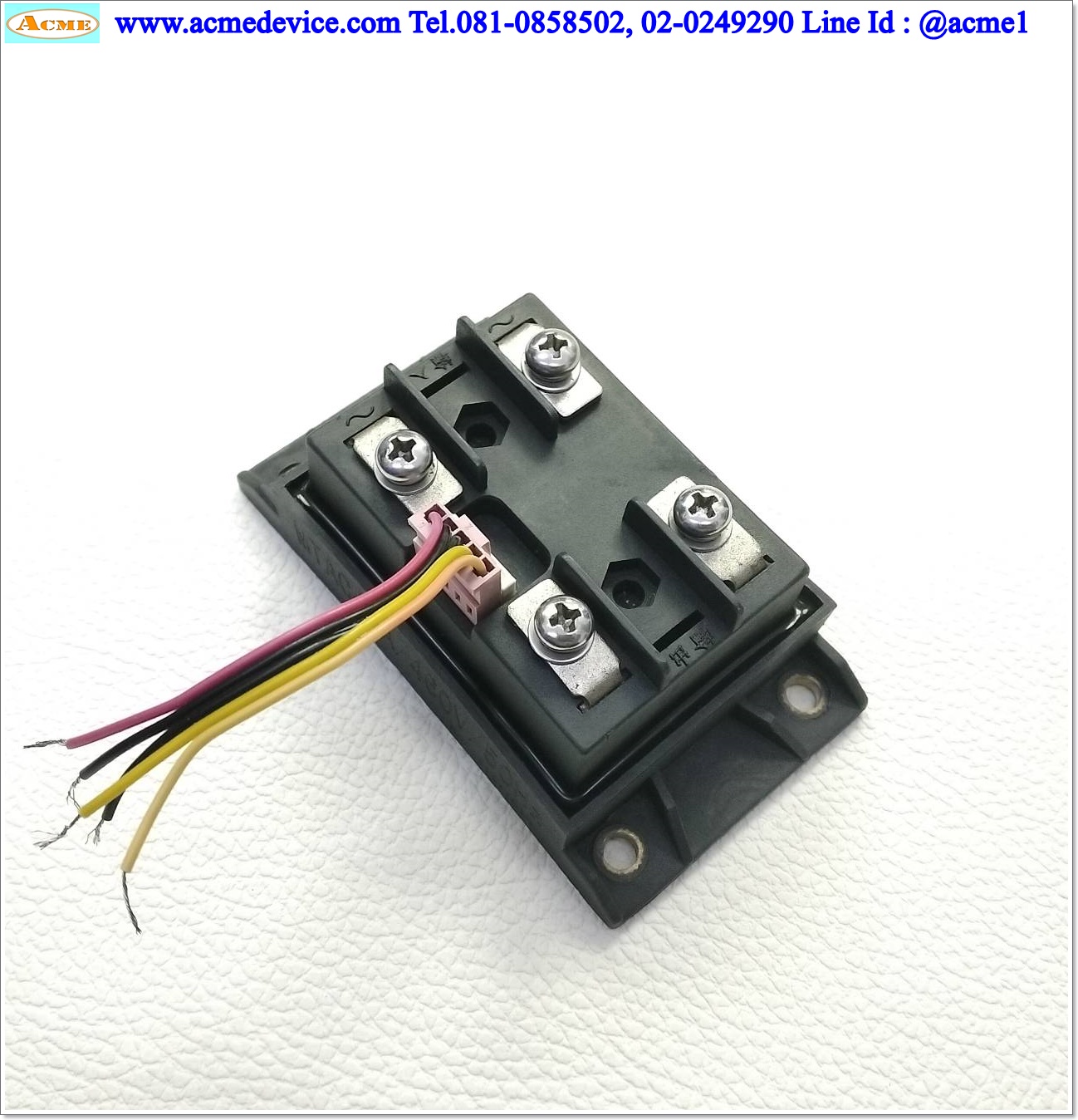 Solid State Relay รุ่น MTAC40A/460V/50Hz, 1-Phase, 24-460Vac, 40A (Install Heat Sinking), สำหรับใช้กับโหลดต้านทานเท่านั้น