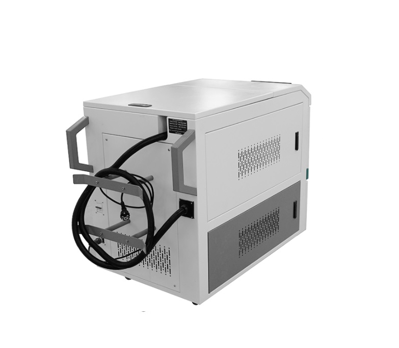 ไฟเบอร์ออฟติกส์เลเซอร์ทำความสะอาดผิวชิ้นงาน 100W Oil Paint Remove Rust Fiber Laser Cleaning Machine