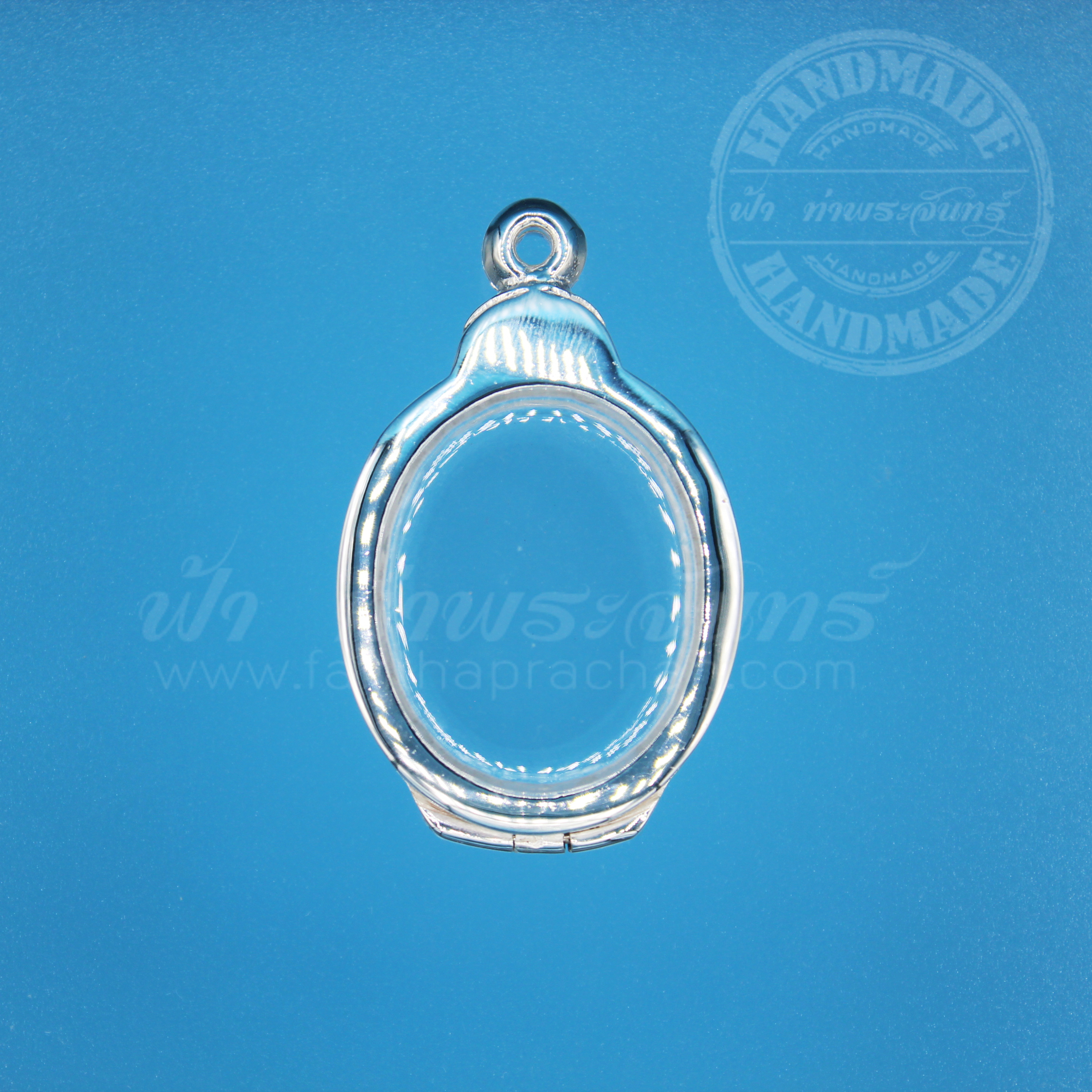 ตลับเหรียญไข่ เก็บหู หลังเต่า เงินขัดเงา 92.5%