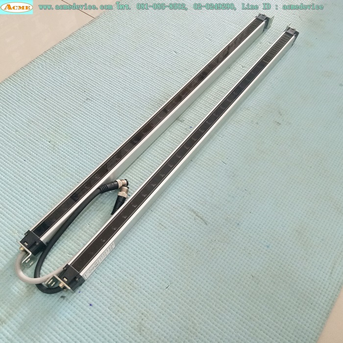 Area Sensor Takenaka รุ่น SS20-TL28 + SS20-TR28, 12-24V, ยาว 600 mm, ระยะ 7 M