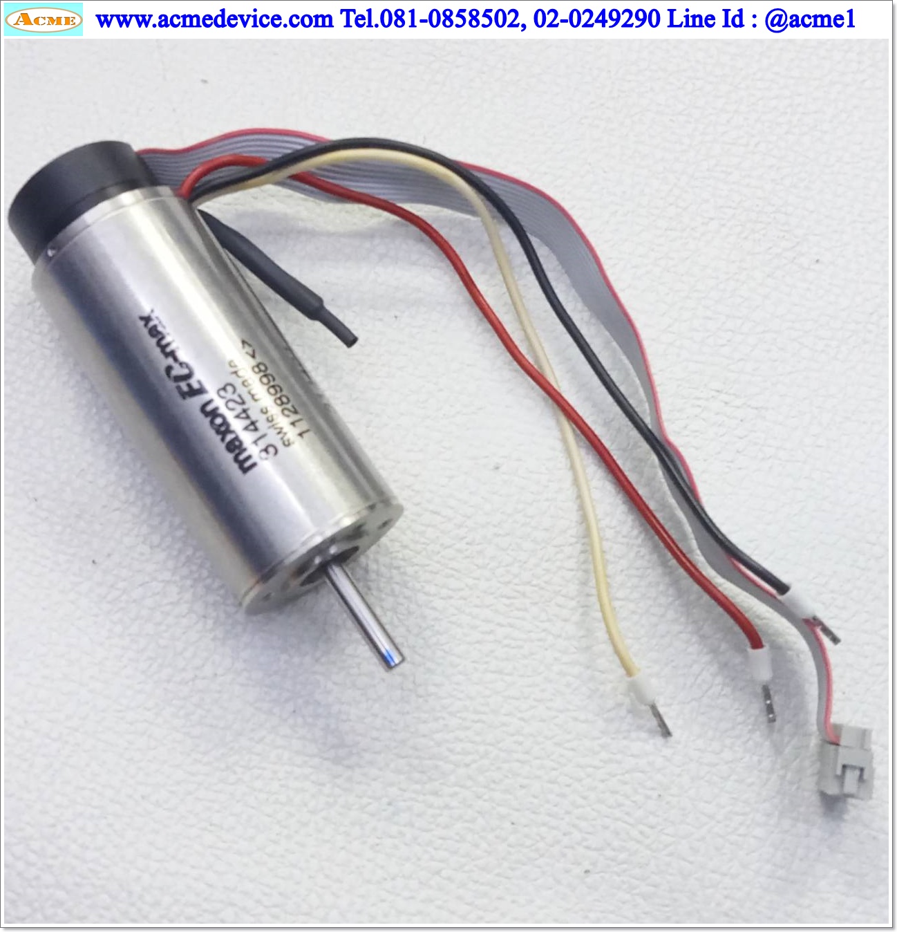 Brushless DC Motor Maxon รุ่น EC-max 30, 314423, (272765, 225780), 48V, 60 Watt & Encoder MR, Type ML, 1000P/R