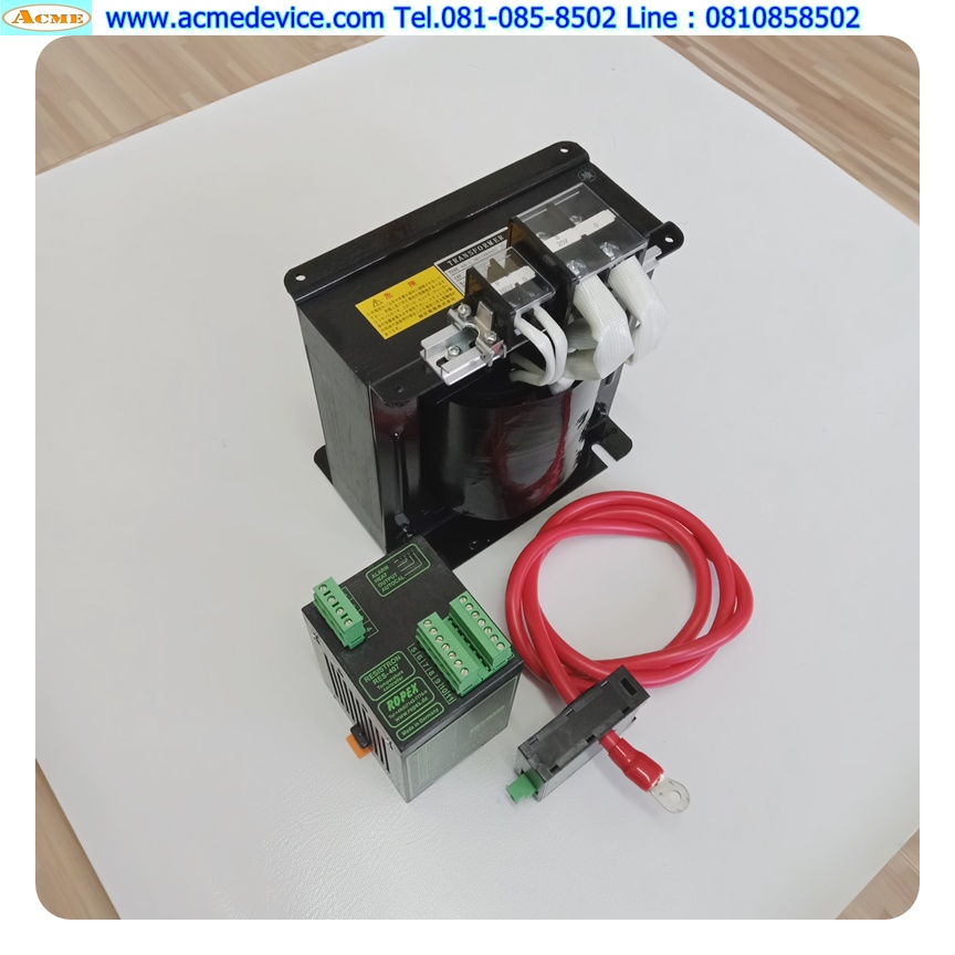 Transformer Tsuruta รุ่น HB-1.5KS (08046), In 380, Out 25Vac, 1.5kVA + RES-407 + PEX-W3