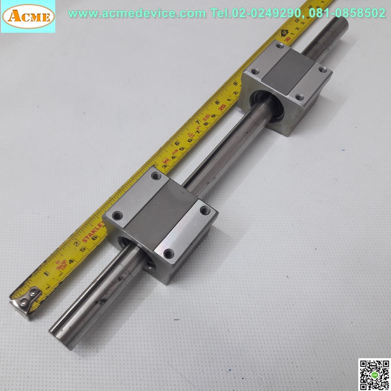 Linear slide, ลิเนียร์สไลด์เพลากลม THK SC16, ขนาด 16 mm. x 325 mm.