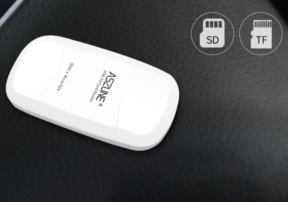 ASZUNE USB3.0 SD CARD READER ถ่ายโอนข้อมูลการ์ดรวดเร็ว ราคาถูก