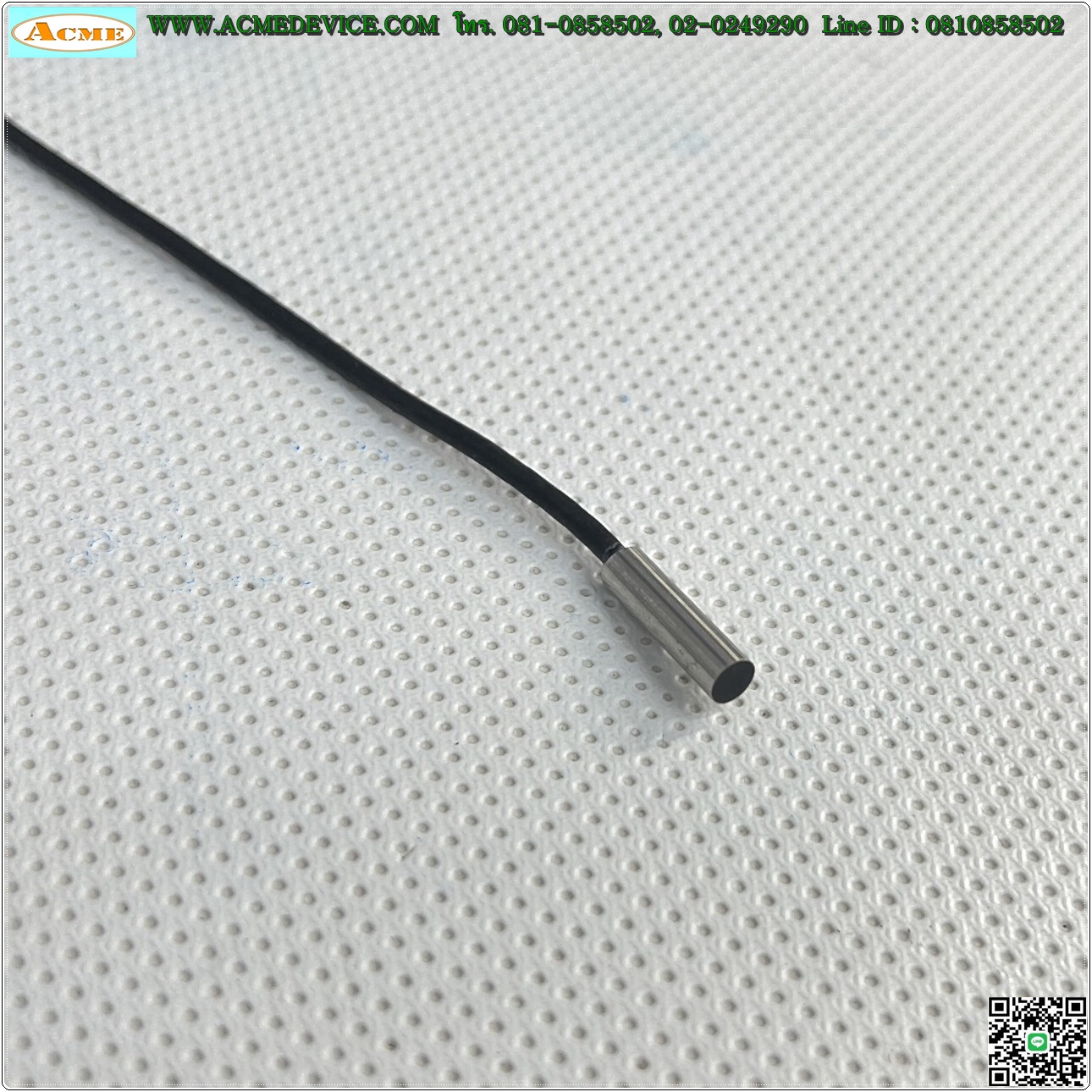 Proximity Keyence รุ่น EM-038, M3.8, ระยะ 0.8mm, 3 Wire, NPN, NO, Shielded, Inductive