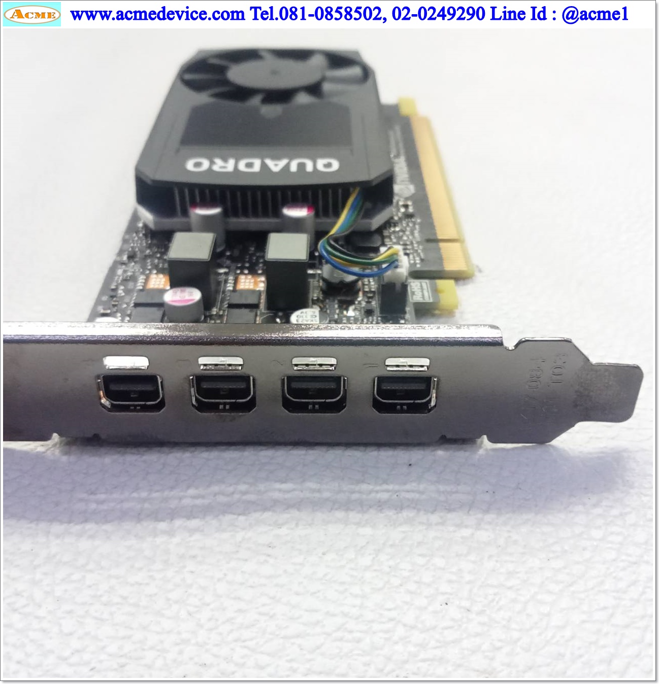 Computer Workstation Precision Dell รุ่น Precision 5820, Intel Xeon W-2104 CPU@3.20GHz, 16GB 2x8GB DDR4 3200MHz, Quadro T600 4GB GDDR5 Low Profile, 1TB 7200rpm SATA Hard Drive