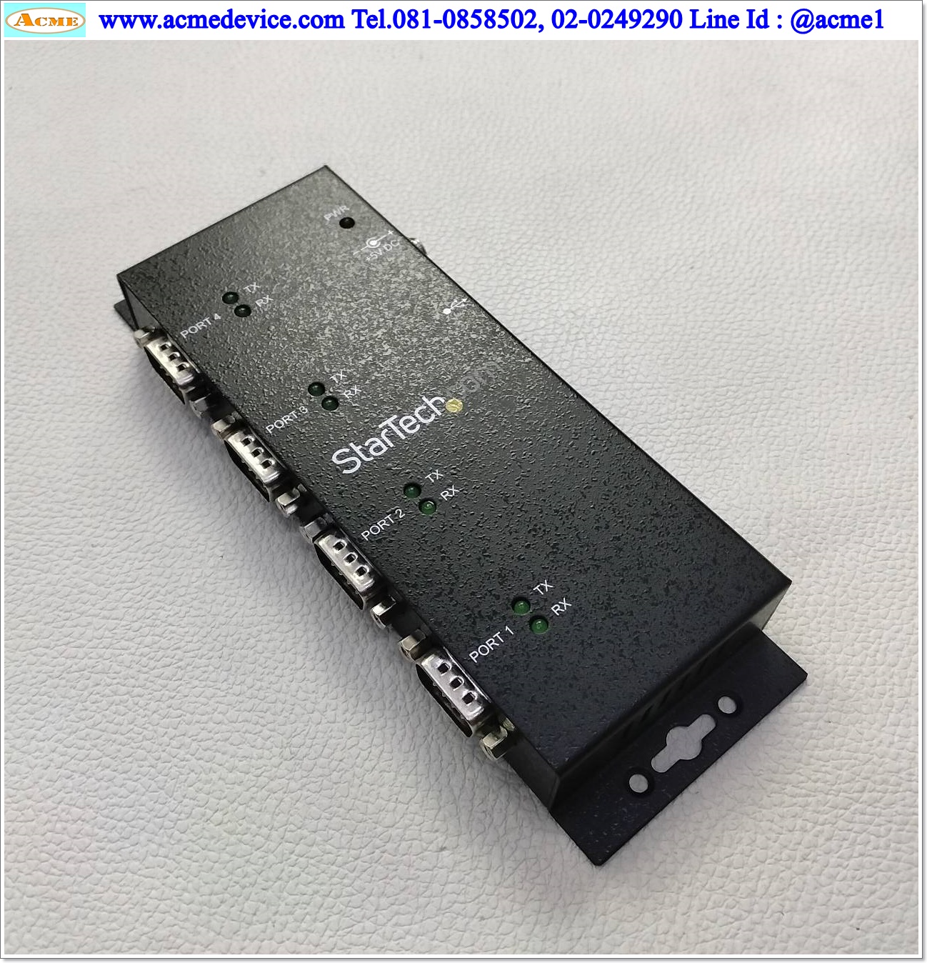 Hub Serial Adapter StarTech รุ่น ICUSB2324I, 4 Port, USB to RS-232