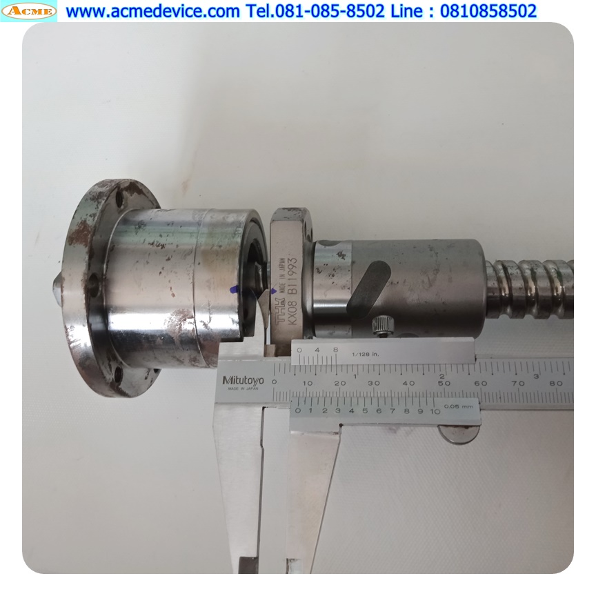 Ball Screw THK รุ่น KX08, แกนโต 20 mm.x 320 mm., Pit 8 mm.