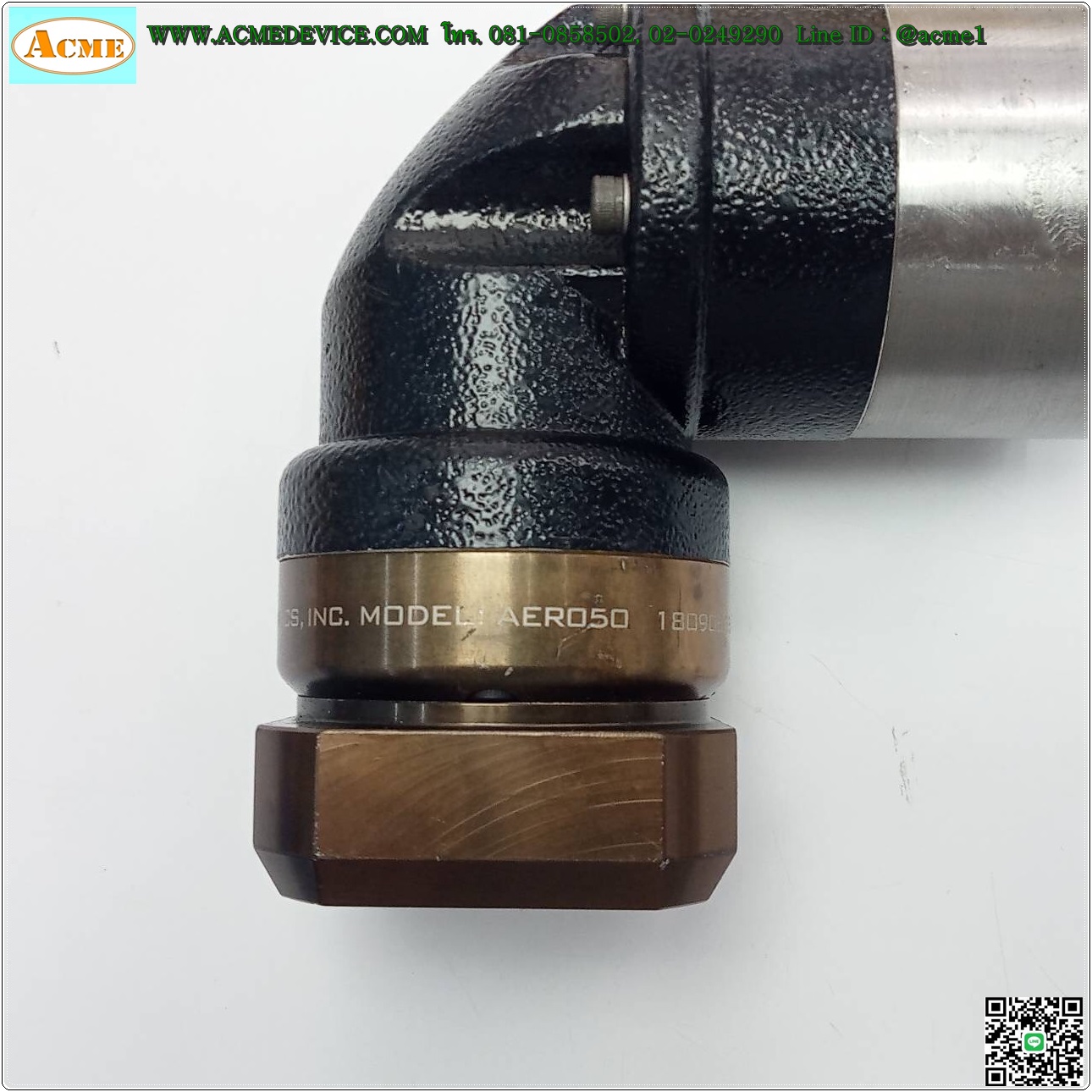 Gear Head APEX รุ่น AER050, Ratio 5:1 (เพลาเข้า 8 mm., ออก 12 mm.), for 100W