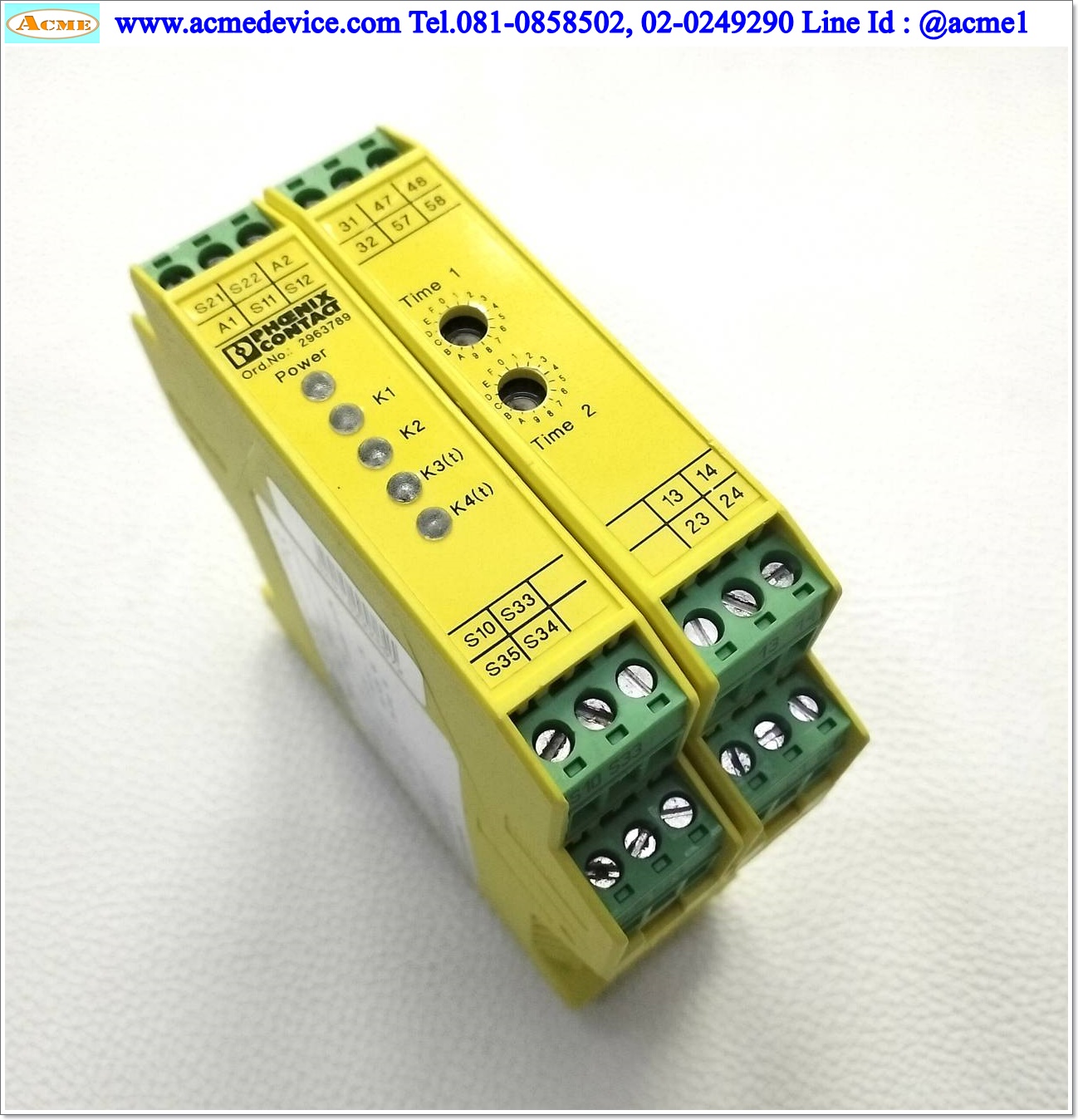 Safety Relay Phoenix Contact รุ่น PSR-SCP-24UC/ESD/4X1/1X2/600, 24 V AC/DC