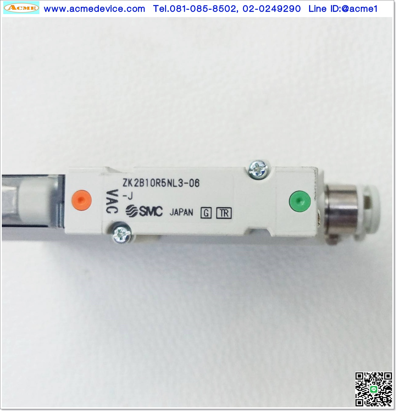 Vacuum Ejector SMC รุ่น ZK2B10R5NL3-06-J, -91 kPa, (Interlock)