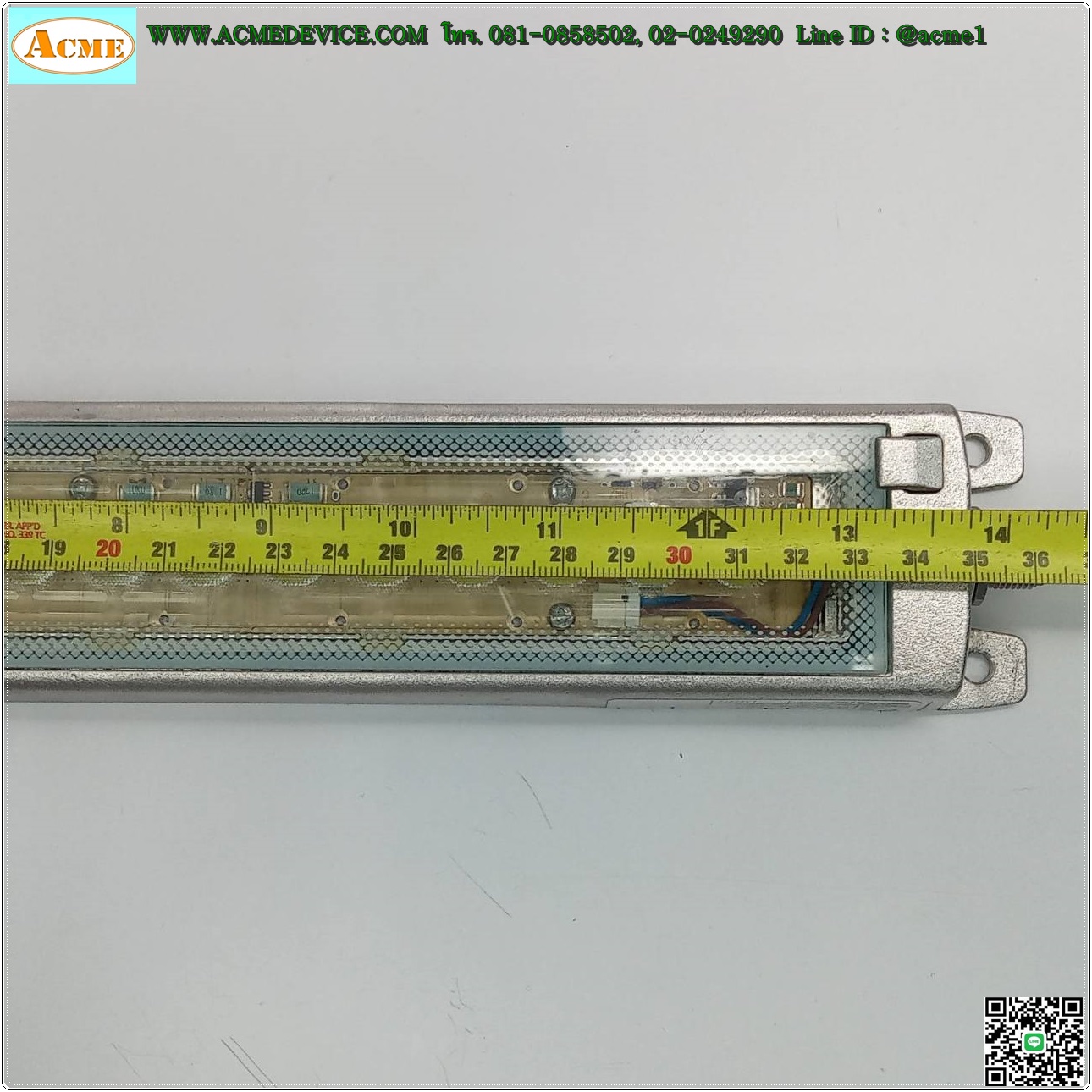 LED Light Bar PATLITE รุ่น CLK3C-24SG-CD, 24Vdc, IP66/67/69K, 12.5W, 300 mm, (Daylight Color)